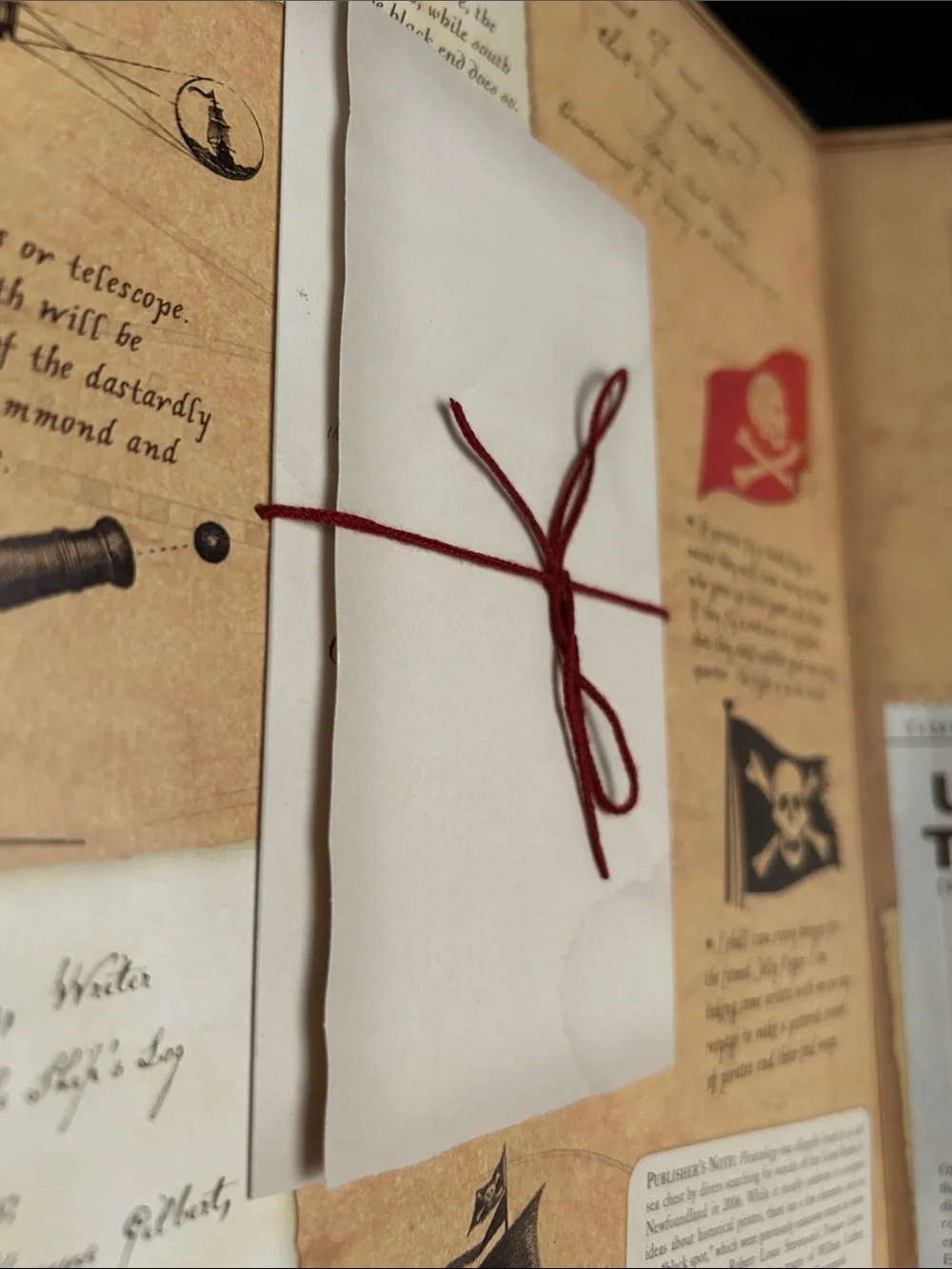 Pirateology Hardcover Book with “Capt. Lubbers Journal” - preowned